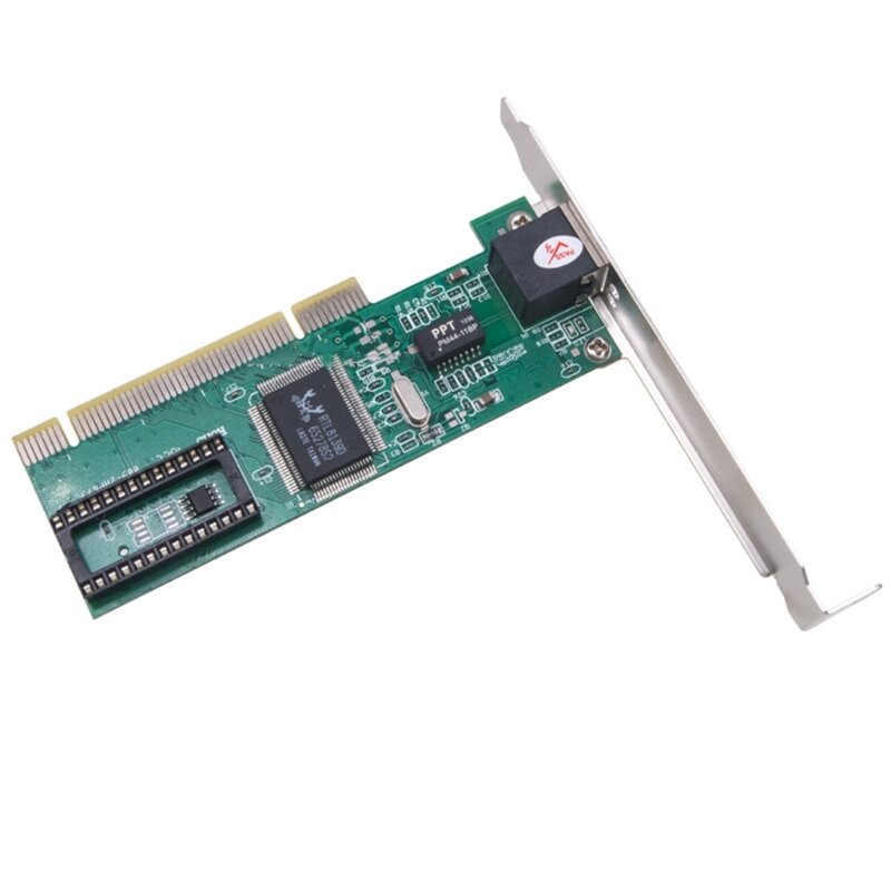Kartu PCI Jaringan RTL8139D 10/100Mbps untuk Komputer Desktop Mudah Digunakan B0KA