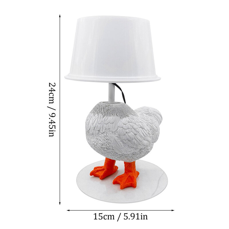 1 Stück Taxidermie Huhn Lampe Dekoration kreative Simulation Legehennen Tier Hühnereier Licht Home Holiday Party Geschenk