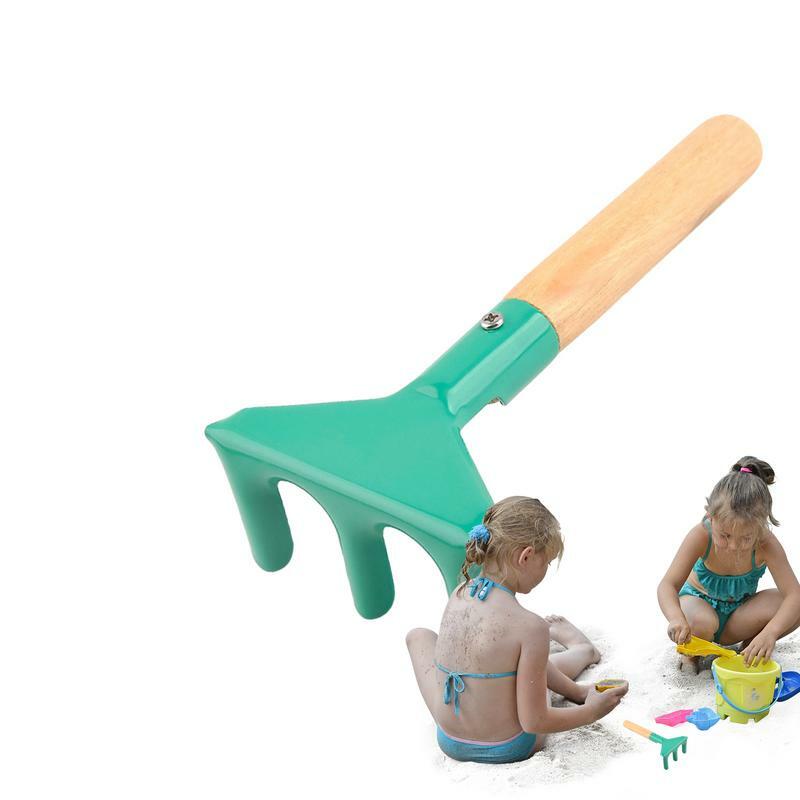 Kit de herramientas de jardinería para niños, juego de rastrillo, pala de mano, juguetes de arena, herramientas de excavación de patio trasero al aire libre, Jardín Pequeño cómodo