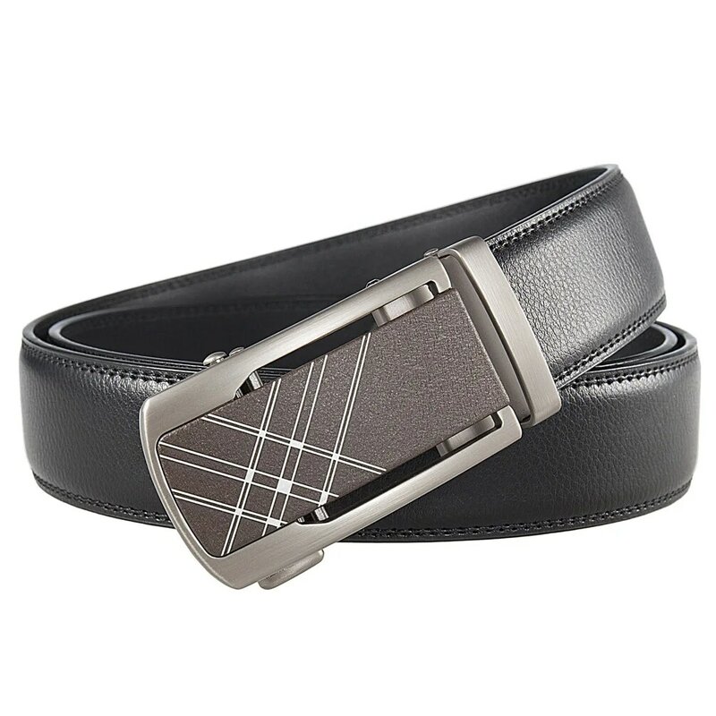 Plyesxale-Cinturón de cuero genuino para hombre, cinturones Vintage informales de cuero de vaca negro, correas de cuero de vaca, alta calidad, 2024