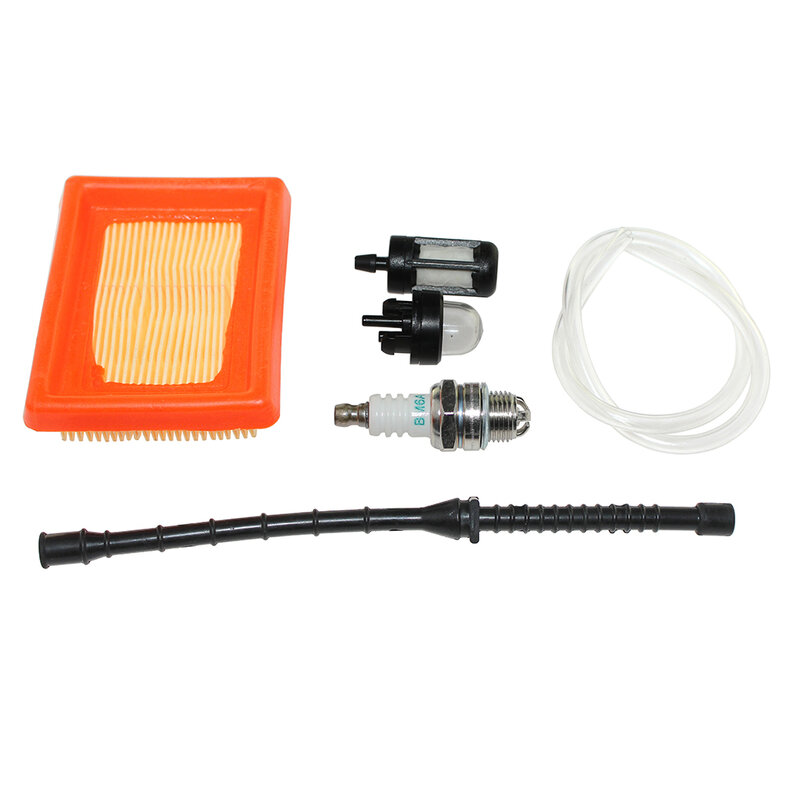 Mangueira de filtro de ar Spark Plug Bomba de combustível para Stihl BT120 BT121 FR350 FR480 FS120 FS200 FS250 FS400 FS450 FS480 HT250
