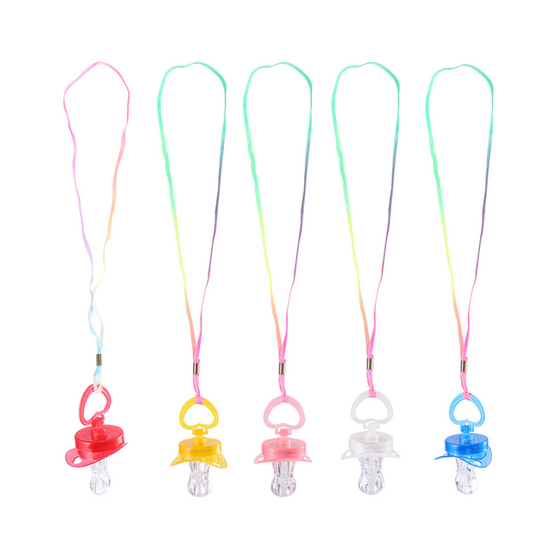 5 Pcs Childrens Children’s Toys Flash Pacifier Whistle Kids Pretty Nice Funny