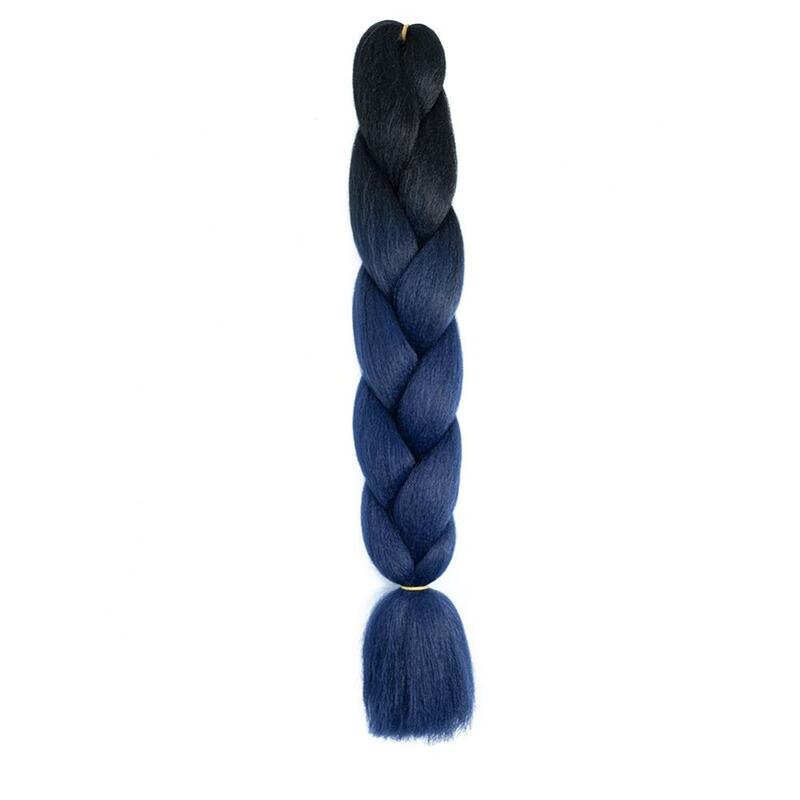 ポニーテール-ヘアエクステンション,長いグラデーションカラーの人間の髪の毛,60cm,ストレートヘア,サロン