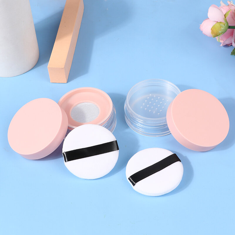 20g Empty Air Cushion Puff Box With Powder Sponge Sifter Or Elastic Mesh Portable Makeup Case Container For Loose Powder