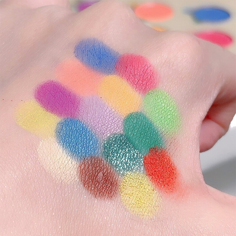 15 colori trucco a lunga durata Soul Garden Eye Shadow Plate Matte Glitter Diamond Macaron Color Stage-Makeup cosmetici coreani