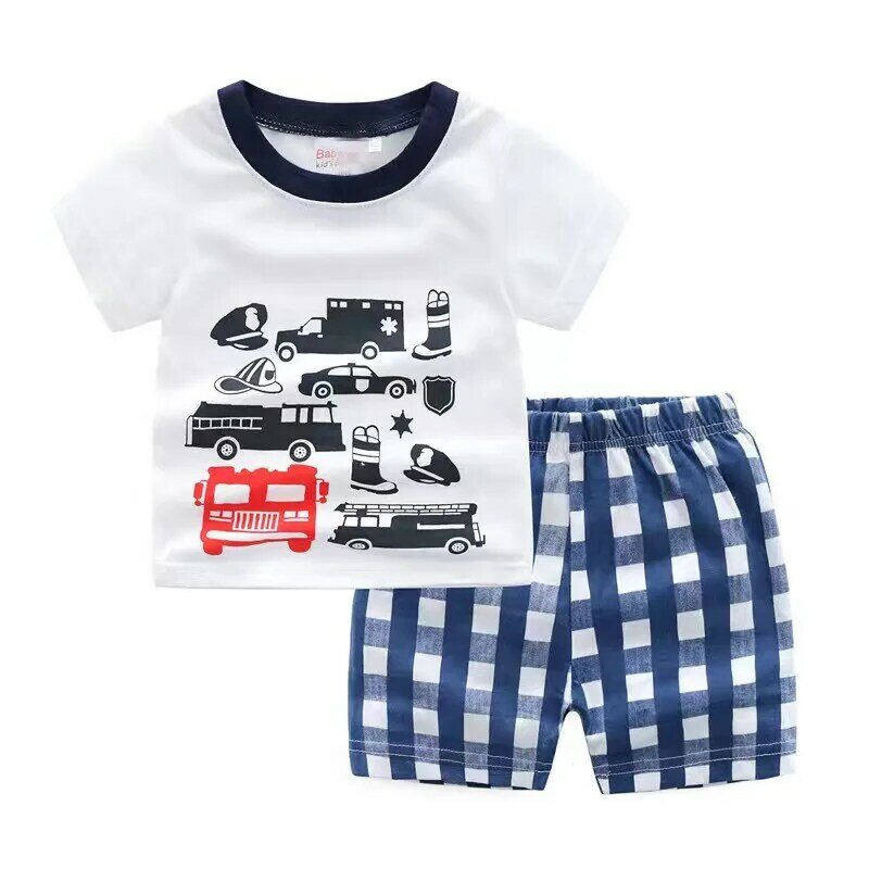 ملابس أطفال ديزني ميكي للبنات والأولاد ، بدلة قطنية للأطفال ، مجموعتان من الملابس للأطفال حديثي الولادة