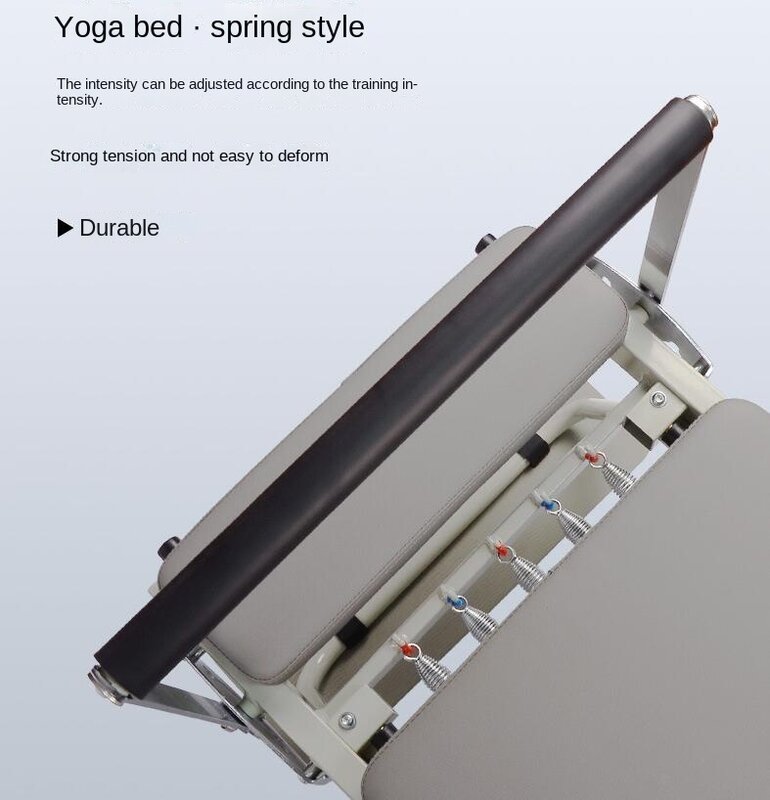 Yoga Studio Pilates Reformers Stainless Steel, Thickened Comfort Sponge, Indoor Aerobic Training, Fitness Bed