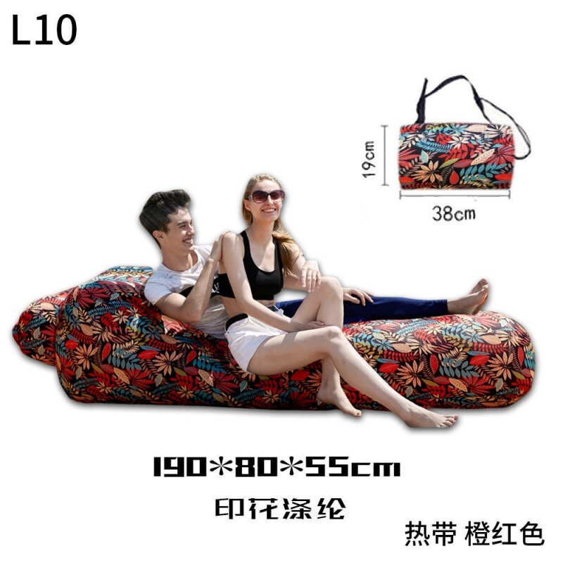 One second inflatable bed lazy inflatable sofa outdoor fast inflatable soft
