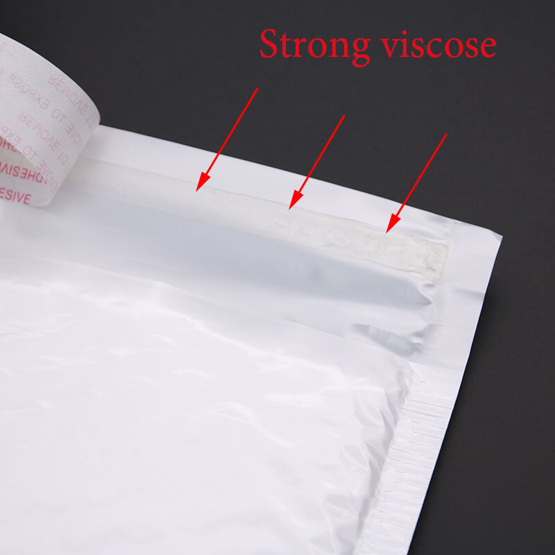 10 ekspresowych torebek odpornych na wstrząsy opakowanie książki (20*30cm + 3.5cm) biały koperta papierowa prezent Tech torebka bąbelkowa