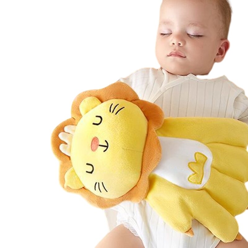 Antyprzestraszeniowa zabawka uspokajająca poduszka do spania dla dziecka poduszka bezpieczeństwa dla dzieci kojąca dłoń