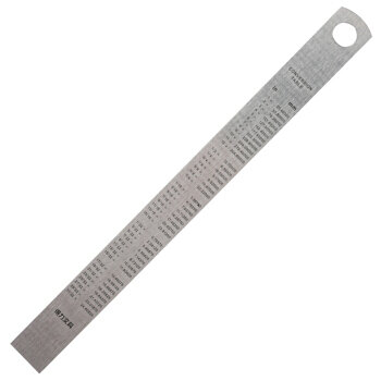 12pcs Deli 8461 15CM strumento righello dritto in metallo in acciaio inossidabile strumento di misurazione bifacciale di precisione forniture fisse per ufficio
