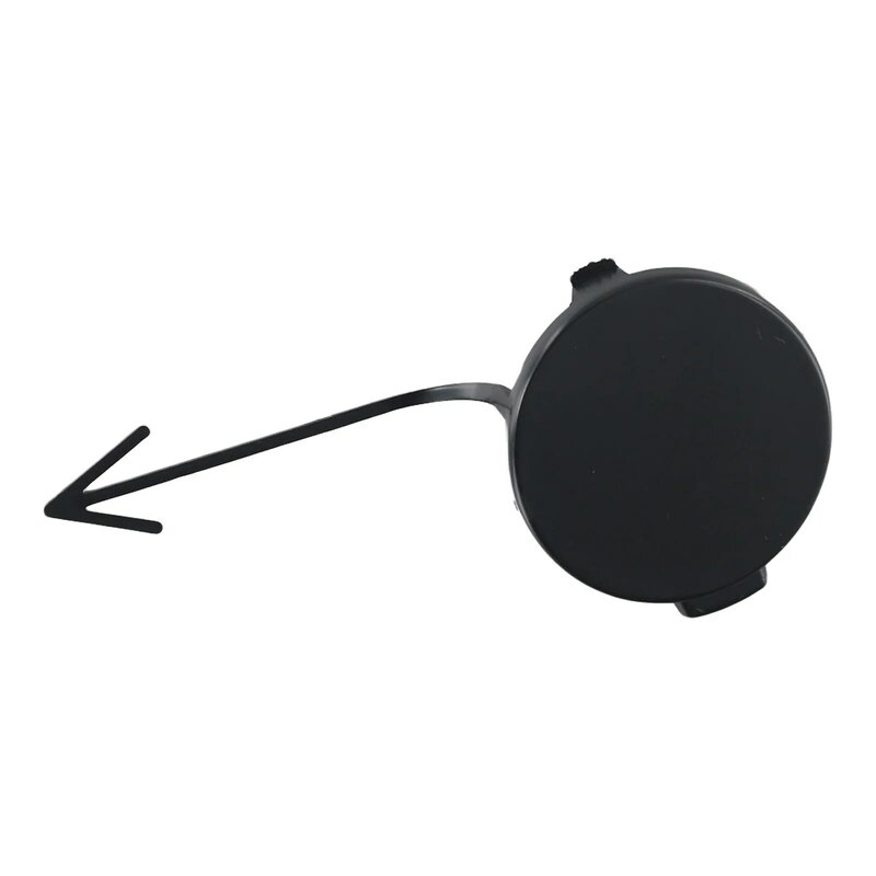 5C6807241 tapa de cubierta de ojo de gancho de remolque de parachoques delantero de coche para Jetta MK6 11-2014, cubierta de remolque de parachoques trasero, cubierta negra