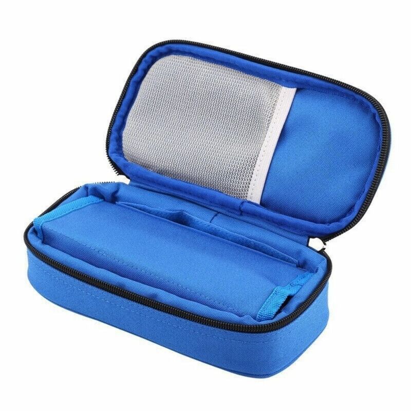 Insulina Térmica portátil Cooling Bag sem Gel, Oxford Medicine Cooler, Travel Case, Protetor de pílula