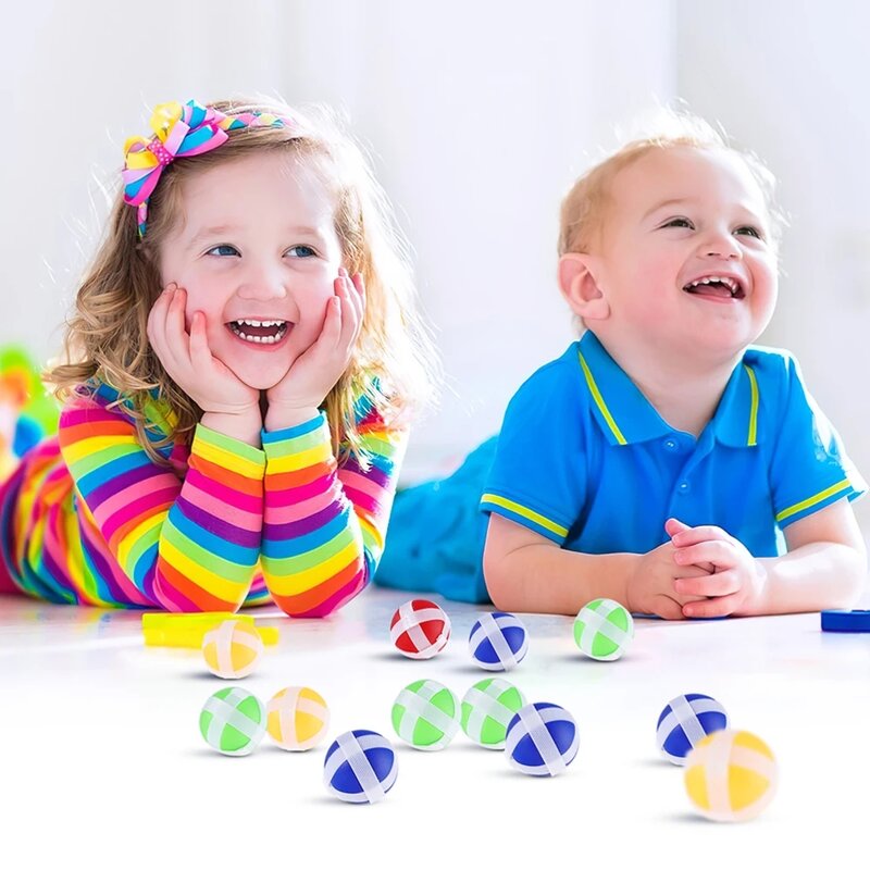 Bolas de dardo adhesivas interactivas para niños, accesorios de juego de dardos para la escuela en casa, regalos para niños, 30 piezas