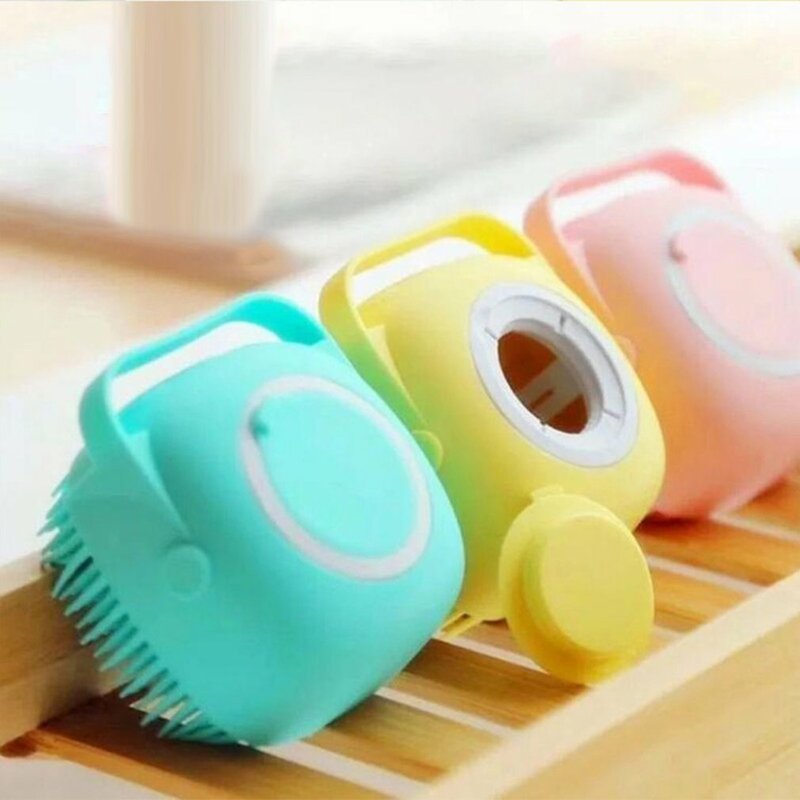 New Pet Dog Shower Silicone Brush Massage Gloves Beauty Cleaning Tools Pet Accessories Beauty Supply Products Comb For Cats