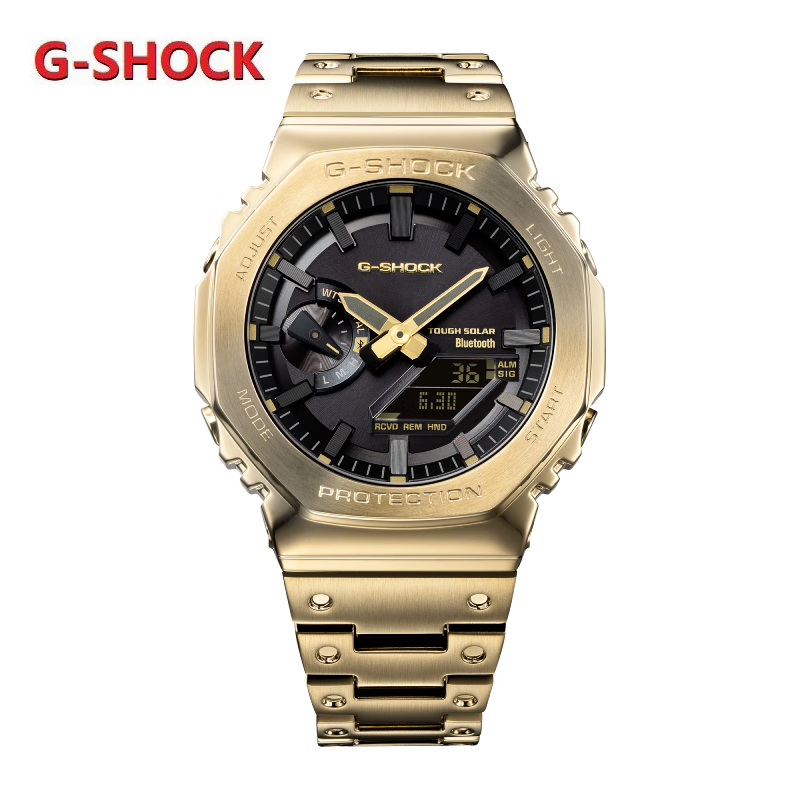 G-SHOCK série GM-B2100BD boîtier en métal à la mode montre étanche hommes cadeau solaire hommes montre multifonction chronomètre