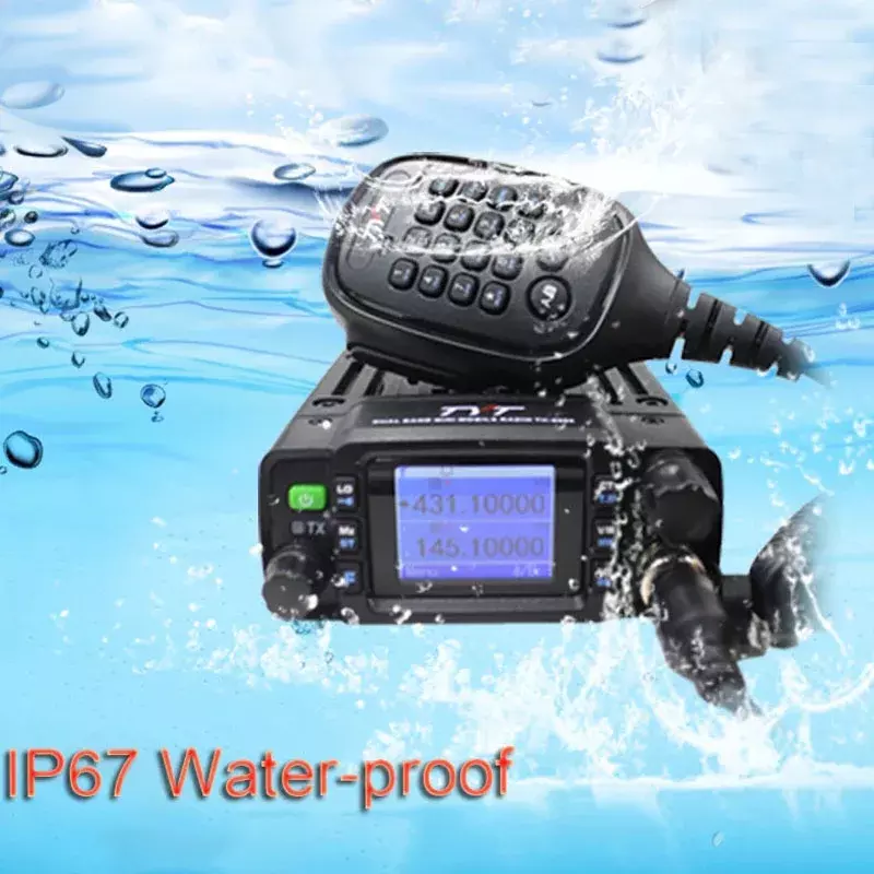 TYT Mini Mobile Radio IP67 Waterproof 25W TH-8600 Dual Band VHF UHF Walkie Talkie Ham Radio Communciator Radio Station