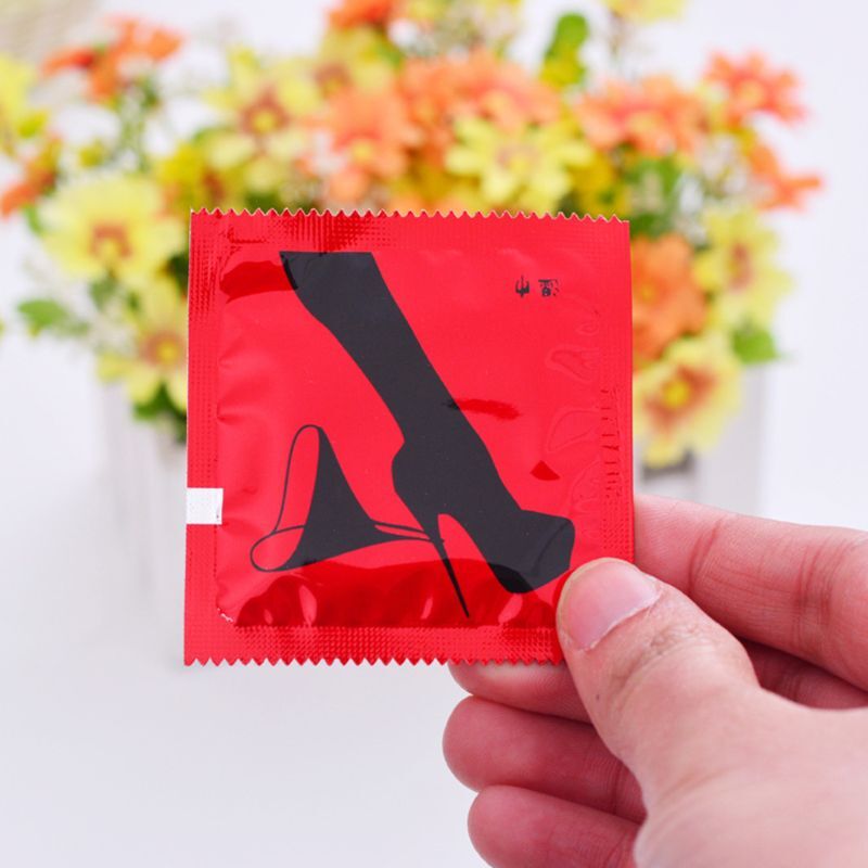 10 Teile/satz für Kreative Tricky Witz Lustige Kondom Form Feuchttücher Handtuch Sexy Lady
