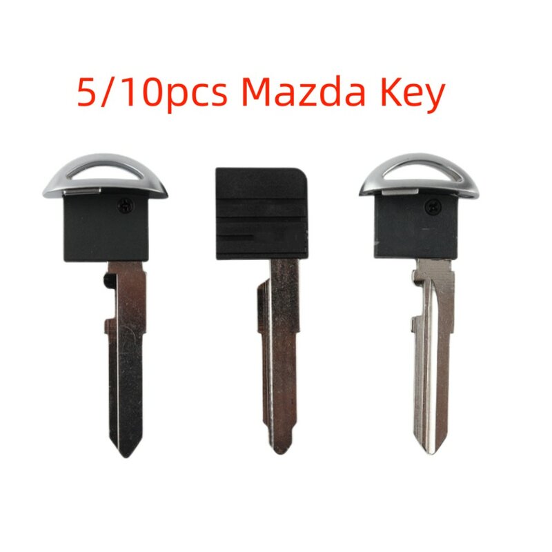 Keychannel – lame de clé intelligente de voiture non coupée, pour Mazda M3 M6 Summit CX3/5/9 Raptor, Insert de clé d'urgence, 5/10 pièces, MAZ24