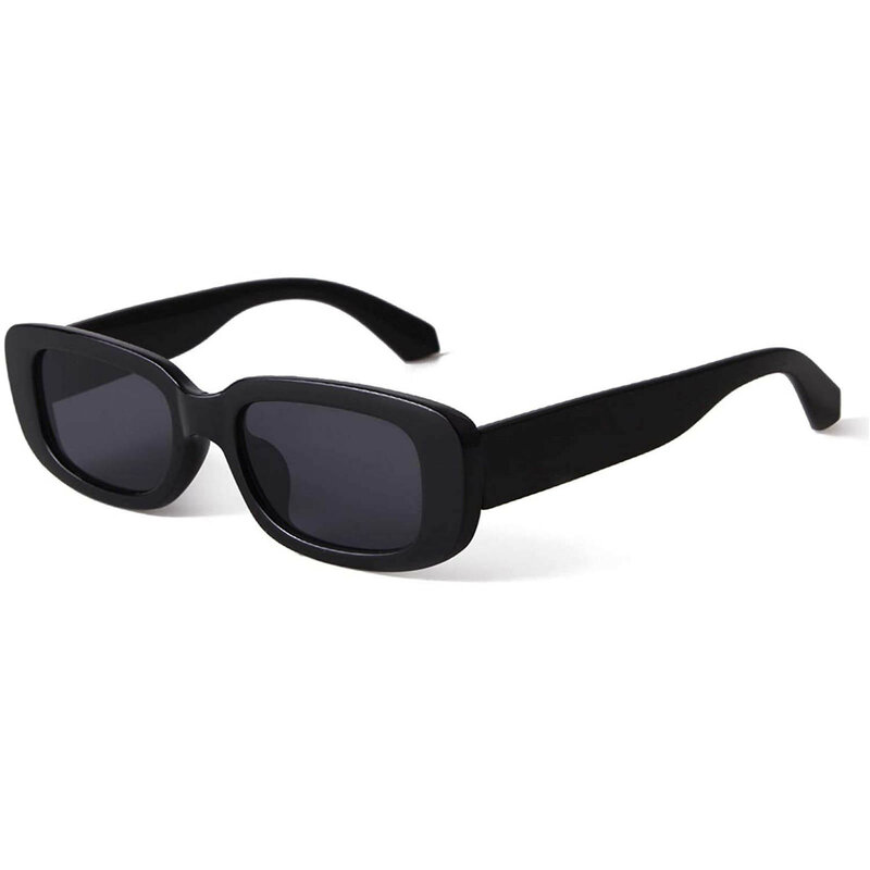 Moda retro pequeno retângulo óculos de sol para mulheres homens sexy quadrado quadro óculos de sol senhoras ins populares máscaras uv400