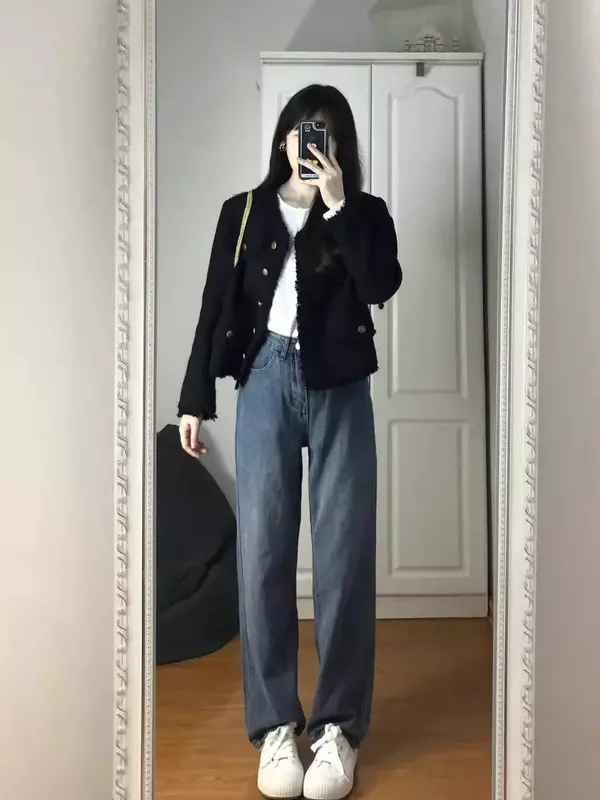 Donna O collo unico speciale giacca corta in Tweed 2023 primavera autunno nuovo stile donna coreana elegante delicato famoso cappotto da donna