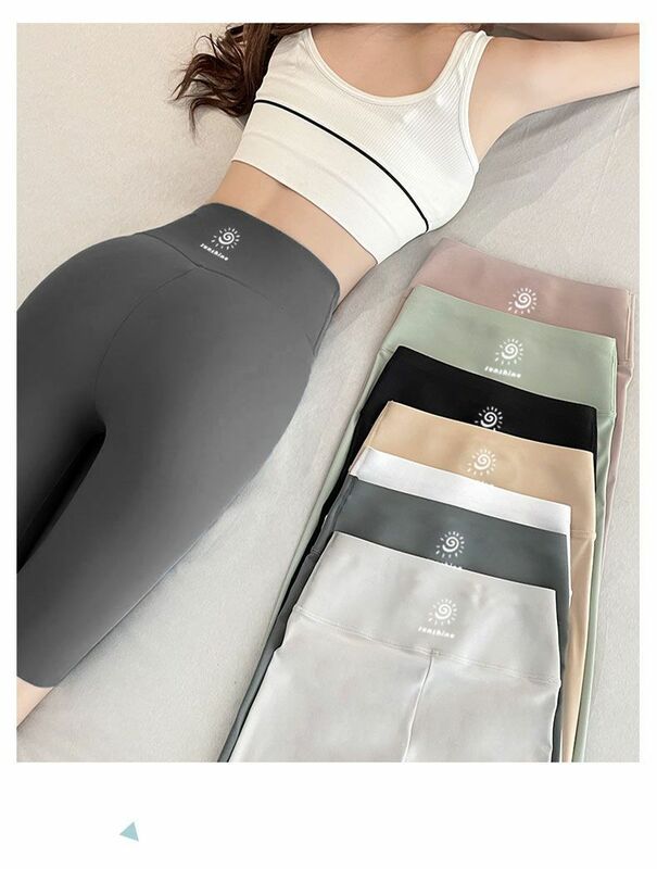 High Quality Yoga Shorts Gather Together Elasticity Seamless For Women Workout Fitness Short Gym Clothing Tights Fitness Outfit