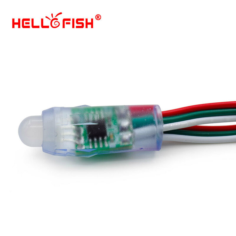 Hello Fish 12มม.WS2811สีพิกเซลโมดูล DC5V IP68กันน้ำ Point สำหรับโฆษณา50ชิ้น/ล็อตจัดส่งฟรี