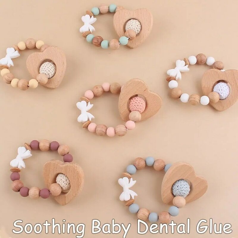 Anti-lost Baby Pacifier Chain Adjustable Handmade Teething Pacifier Chains Silicone Teether Toys Straps Baby Dental gum Baby