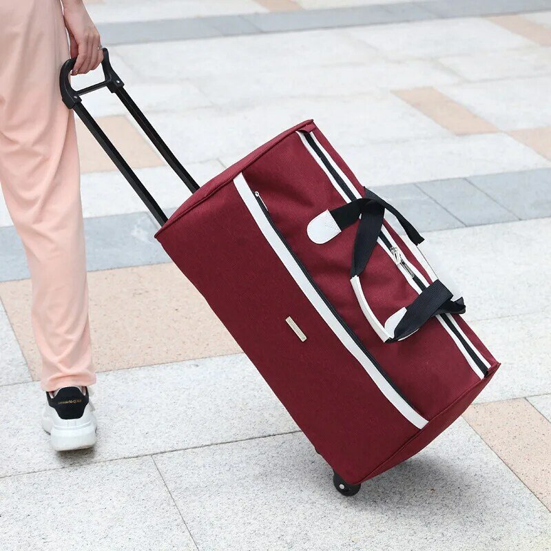 단거리 경량 방수 핸드백 옥스포드 천, 여행 가방, 트롤리 가방, 수하물 가방, 대용량