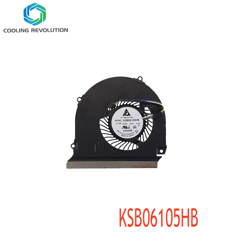 Ordinateur portable CPU Ventilateur De Refroidissement KSB06105HB MF60090V1-C570-S9A DC05V 0.40A 4Pin pour Dell Latitude E6440 P38G
