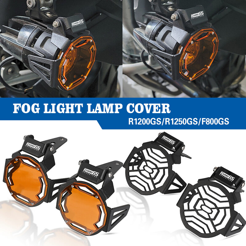 For BMW R1250GS R1250 R 1250 GS ADV Adventure 2018 2019 2020 2021 2022 Motorcycle Fog Lamp Light Cover Guard Grille Protector