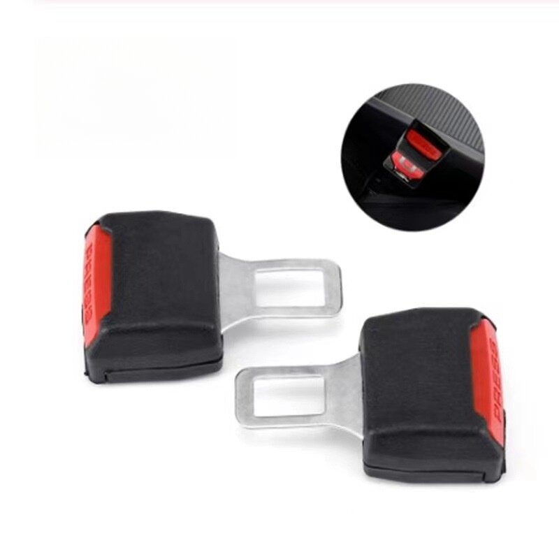 Car Seat Belt Clip Extender Safety Seatbelt Lock Buckle Plug Thick Insert Socket Extender Safety Buckle Car Accessories