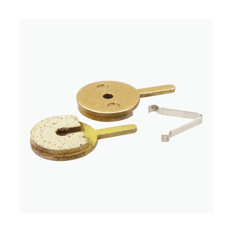 Pastillas de freno para patinete eléctrico Kugoom4, accesorios dorados, 2 piezas, 10 pulgadas