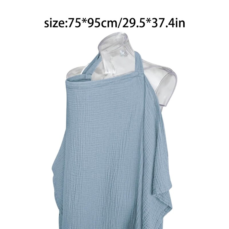 Ropa lactancia saliente, cubierta tela algodón transpirable para lactancia materna, paño alimentación bebé
