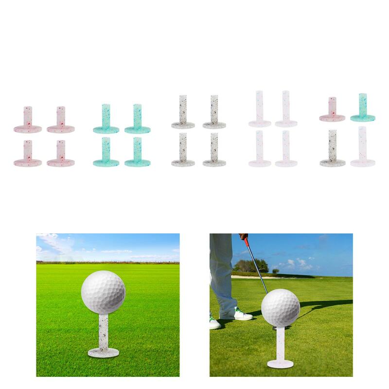 4 buah Golf karet pemegang Tee Premium UNTUK Golf memukul tikar tebal karet Golf