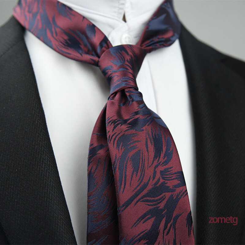 Cravates de la présidence pour hommes, cravates d'affaires, cravate de mariage, impression de mode, 8cm