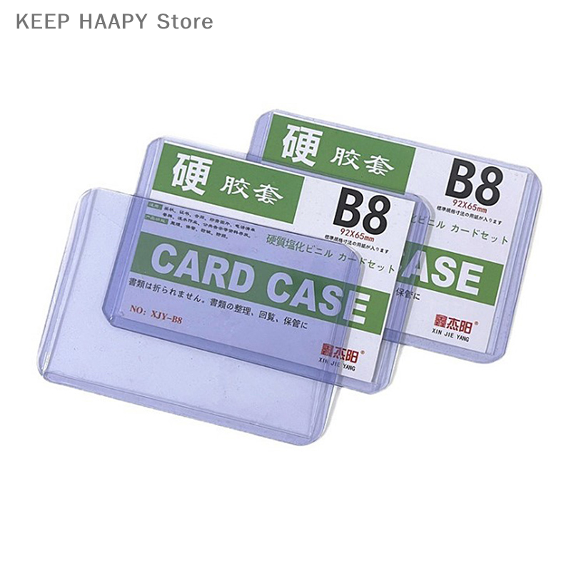 1PC Transparent Card Hard Plastic Sleeves Transparent Album Display Baseball Cards Protector Folder Playing Game Binder Holder
