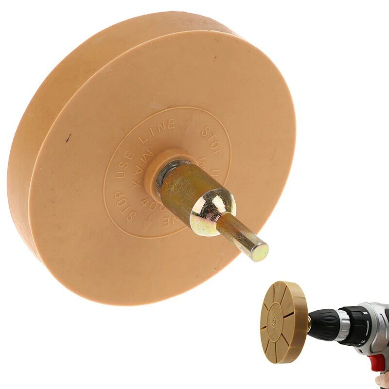 1PC 88mm ruota per gomma universale in gomma per rimuovere la colla per Auto adesivo adesivo gessato decalcomania grafica strumento di vernice per riparazione automatica