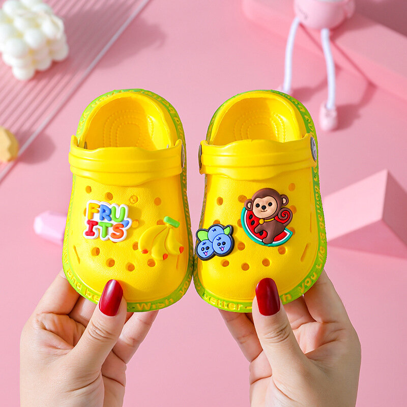 Letnie buty dziecięce sandały dla dziewczynek Boy Mules Baby buty dziewczęce Cartoon Sandal Infantil dla chłopca dziecięce buty ogrodowe