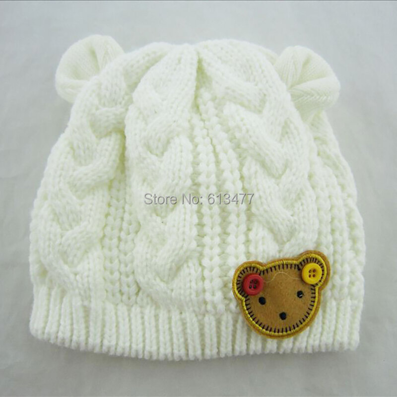 Topi rajut tetap hangat untuk musim dingin, topi rajut untuk anak laki-laki/perempuan/set topi, syal, topi bayi bug/lebah, beanine untuk anak, 1 buah/lot MC02