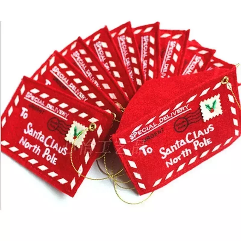 귀여운 크리스마스 인사 카드 미니 축복 봉투, 새해 엽서 선물, 크리스마스 파티 축제 용품, 패딩 종이 봉투