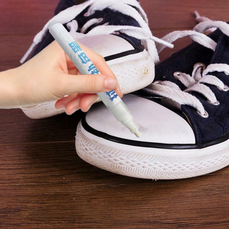Schuh weißer Schuh Ausbesserung weißer Stift Sneaker White ner Stift weißer Schuh reiniger für weiße effektive glatte Schuh leder pflege