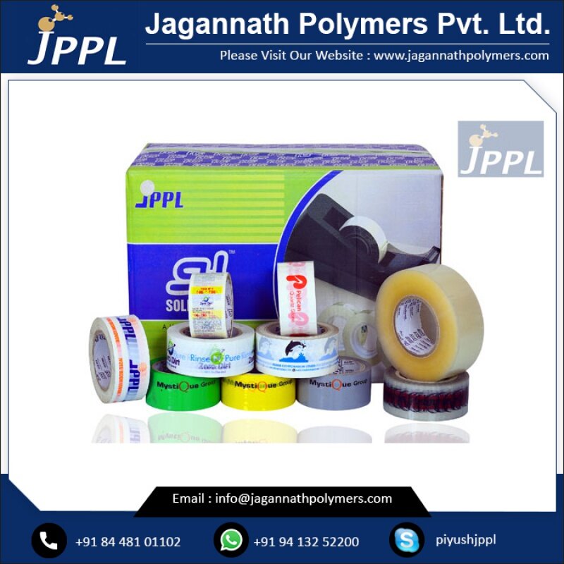 Индивидуальный продукт, высококачественные самоклеющиеся ленты Bopp, индивидуальный логотип, цветная картонная упаковка от индийского поставщика