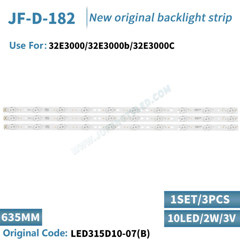 LED Backlight Strip 10lamp LE32A7100L LE32B8000T LE32D8810 LE32B310N TELEFUNKEN LED32S39T2S LED315D10-ZC14-07(A) 30331510213