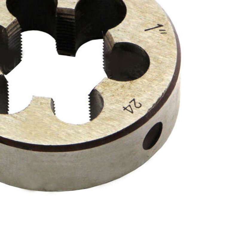 1" 24 UNS Right Hand Threading Dies 1-24 TPI Threading Cutting Metalworking Tool Alloy Steel Outer Diameter Thread Mold