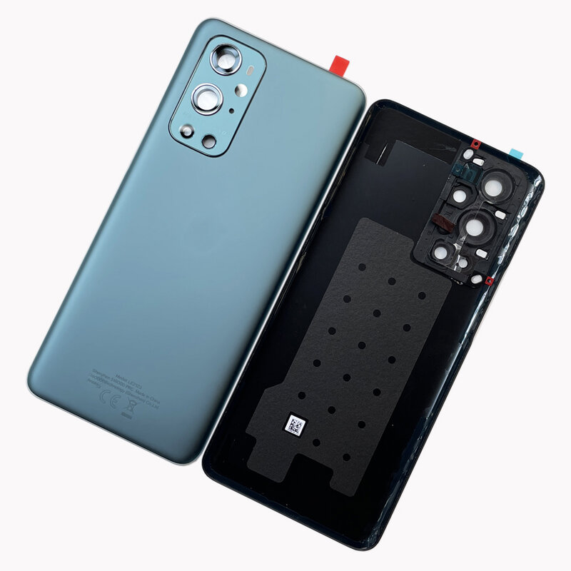 A +++ untuk OnePlus 9 Pro penutup baterai Panel kaca pelindung pintu belakang casing Oneplus 9Pro penutup belakang dengan lensa kamera dengan CE