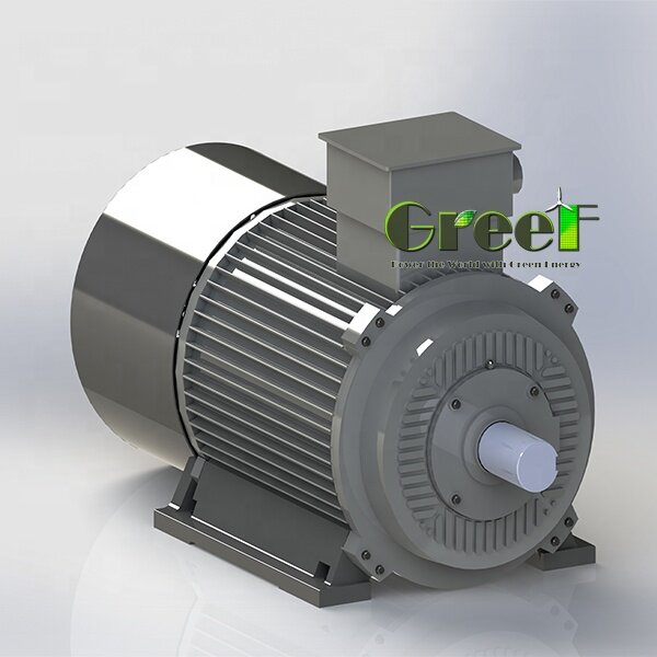 Generatore/alternatore a magnete permanente trifase a basso numero di giri da 10 kw per turbina eolica
