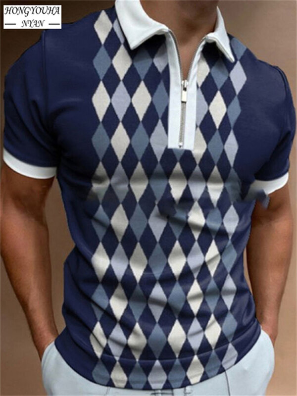 قميص بولو عالي الجودة للرجال بأكمام قصيرة قميص رجالي 2022 قمصان صيفية غير رسمية قميص رجالي أساسي كلاسيكي ملابس قوطية فاخرة