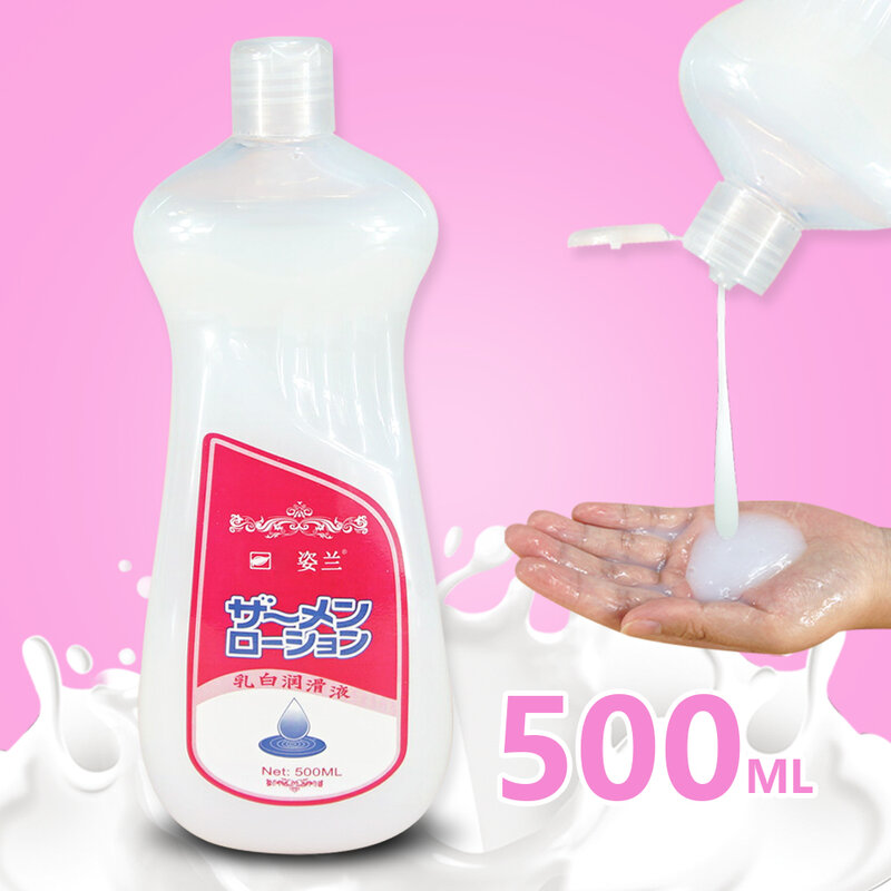 Lubricante japonés para sexo, 200ml/300ml/500ml, lubricante viscoso de Semen para parejas, lubricación de aceite Anal y vaginal, productos íntimos, Juguetes sexuales