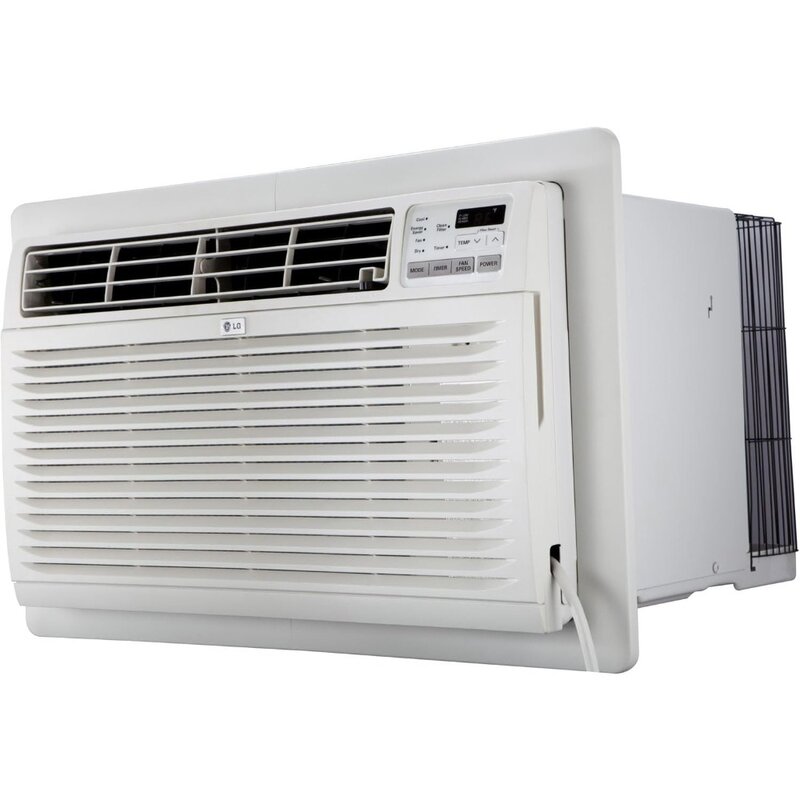 Ar Condicionado de parede, 115V, 530 Sq, 11.800 Ft. ventilador de controle remoto para quarto, sala, apartamento, 3 cool e velocidade do ventilador